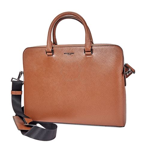 harrison leather briefcase michael kors|Harrison Leather Briefcase .